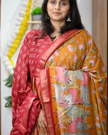 Elegant Mangalgiri Soft Cotton Saree for Everyday Grace