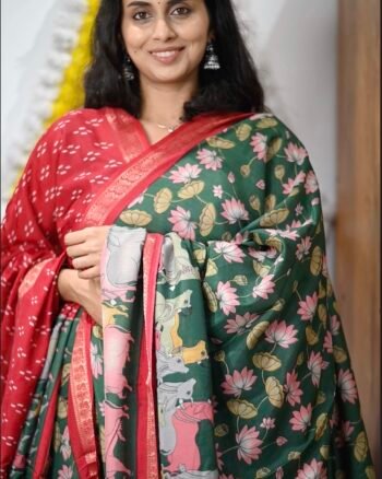 Elegant Mangalgiri Soft Cotton Saree for Everyday Grace