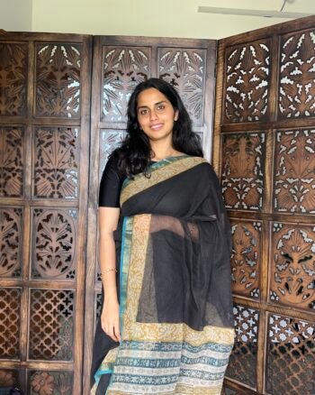 Elegant Handwoven Kota Doria Saree for Graceful Look