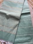 Elegant Handwoven Linen Cotton Saree for Everyday Grace