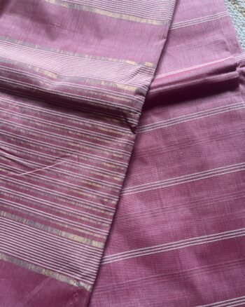 Elegant Handwoven Linen Cotton Saree for Everyday Grace