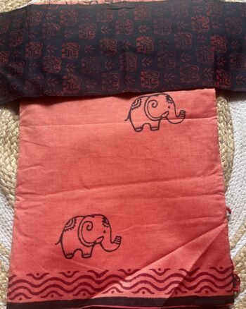 Traditional South Cotton Saree for Daily Elegance