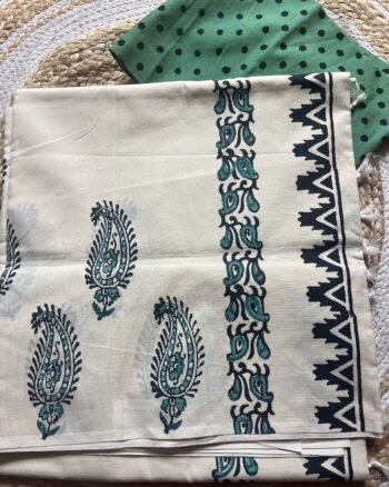 Traditional South Cotton Saree for Daily Elegance