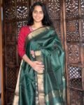 Handwoven Maheshwari Silk Cotton Saree | Elegant Traditional Weave