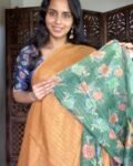 Elegant Khadi Tissue Saree for Festive Wear
