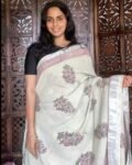 Elegant Hand Block Linen Sarees for Graceful Style
