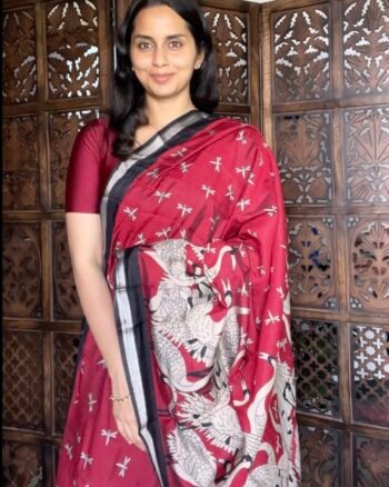 Graceful Mageshwari Semi Silk Saree for Elegant Traditional Look