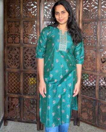 Elegant Simple Festive Wear Kurtis for Women