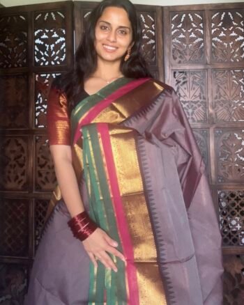 Premium Handwoven Kanchi Cotton Sarees for Timeless Elegance