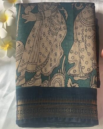 Mashru Kalamkari Silk Saree with Traditional Elegance