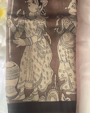 Mashru Kalamkari Silk Saree with Traditional Elegance