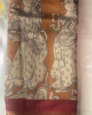Mashru Kalamkari Silk Saree with Traditional Elegance