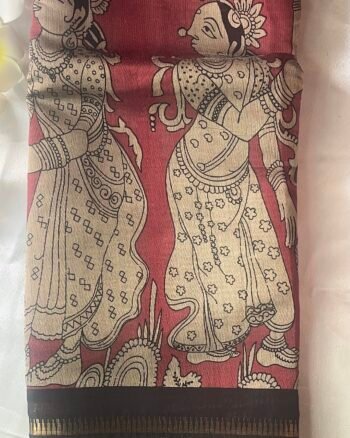 Mashru Kalamkari Silk Saree with Traditional Elegance