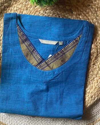 Mangalagiri Cotton Kurti – Lightweight Breathable Ethnic Wear