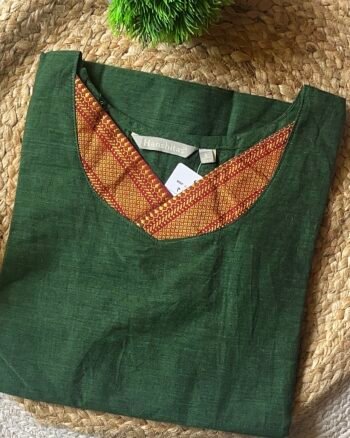 Mangalagiri Cotton Kurti – Lightweight Breathable Ethnic Wear