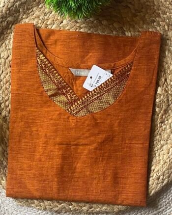 Mangalagiri Cotton Kurti – Lightweight Breathable Ethnic Wear