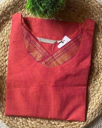 Mangalagiri Cotton Kurti – Lightweight Breathable Ethnic Wear