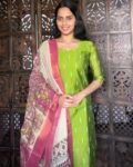 Elegant Raw Silk Kurta with Chennuri Silk Dupatta for Festive Wear