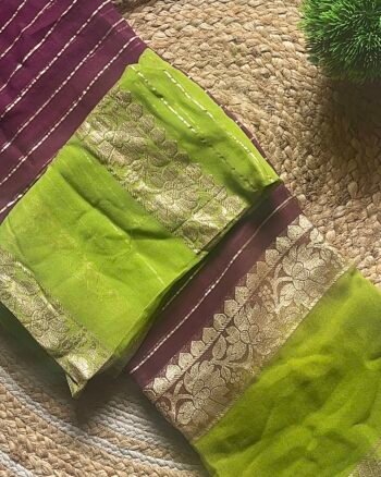 Elegant Semi Georgette Saree