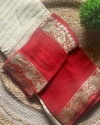 Elegant Semi Georgette Saree