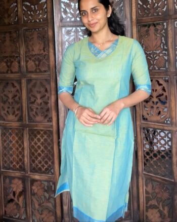 Mangalagiri Cotton Kurti – Lightweight Breathable Ethnic Wear