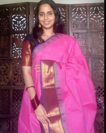 Premium Handwoven Kanchi Cotton Sarees for Timeless Elegance