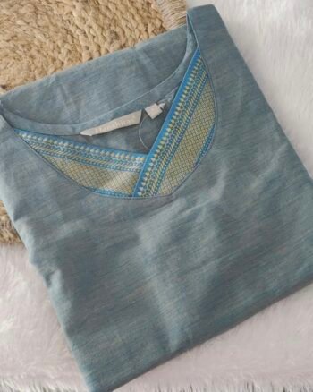 Mangalagiri Cotton Kurti – Lightweight Breathable Ethnic Wear