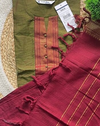 Chettinad Cotton 3 Piece Set for Elegant Comfort