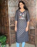 Embroidered Long Kurti