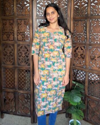 Elegant Handcrafted Kalamkari Kurtis for Women